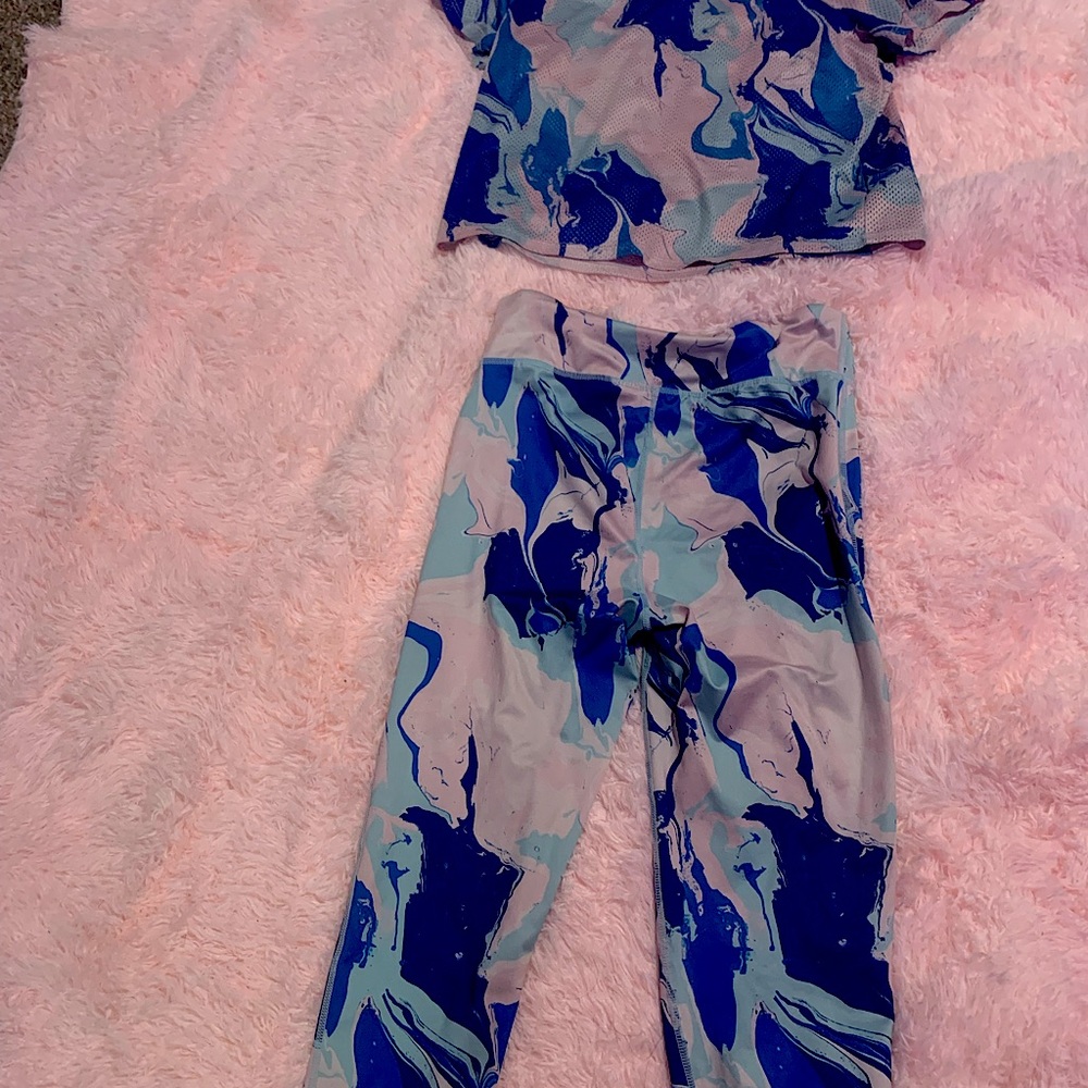 2 piece matching athletic wear